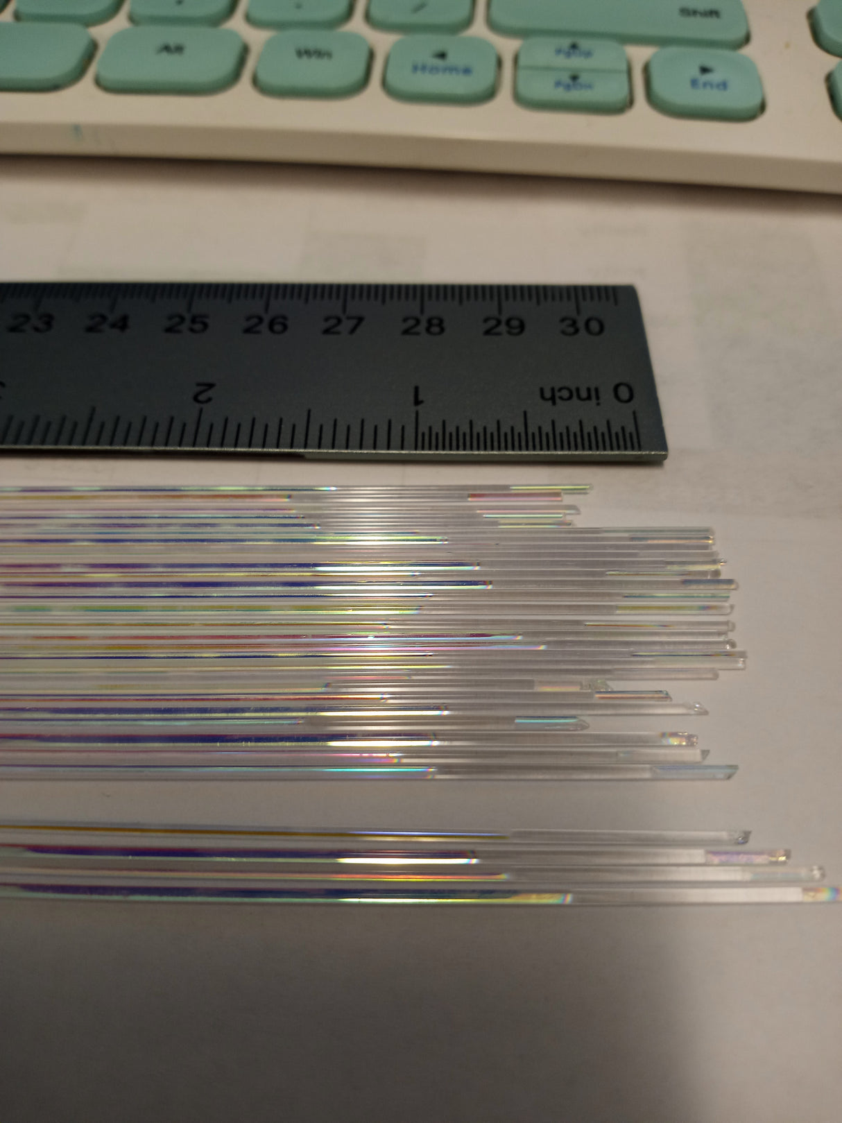 96 COE clear Dichro Stringer