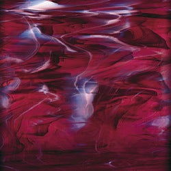 96 COE Dk Purple w/ White - Stained Glass Express