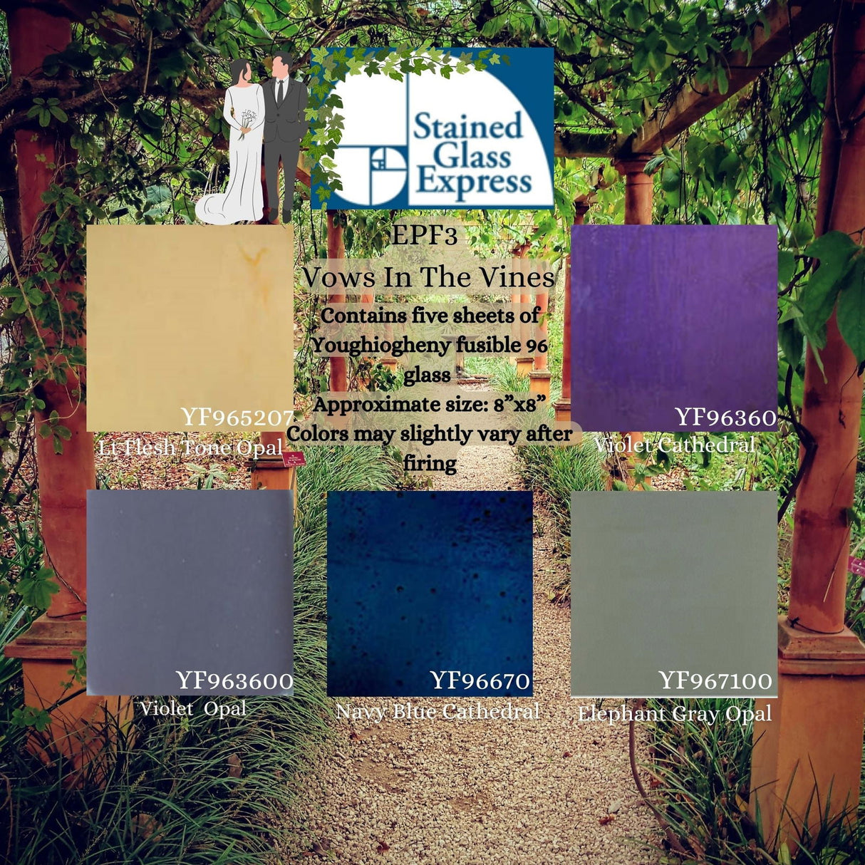 96 COE Express Pack Vows In The Vines - Stained Glass Express