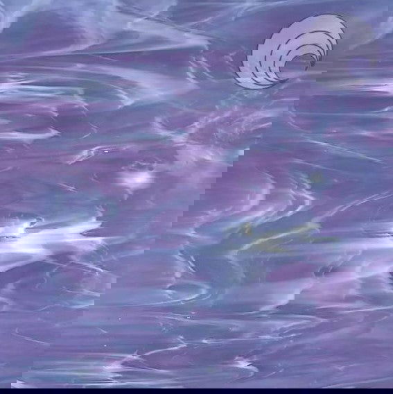 96 COE Lt Grape w/ White - Stained Glass Express