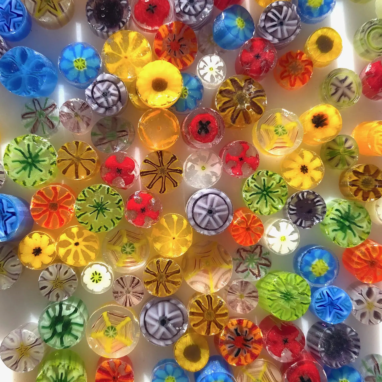 96 COE Murrine Flower Mix