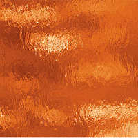 96 COE Orange Rough Rolled - Stained Glass Express