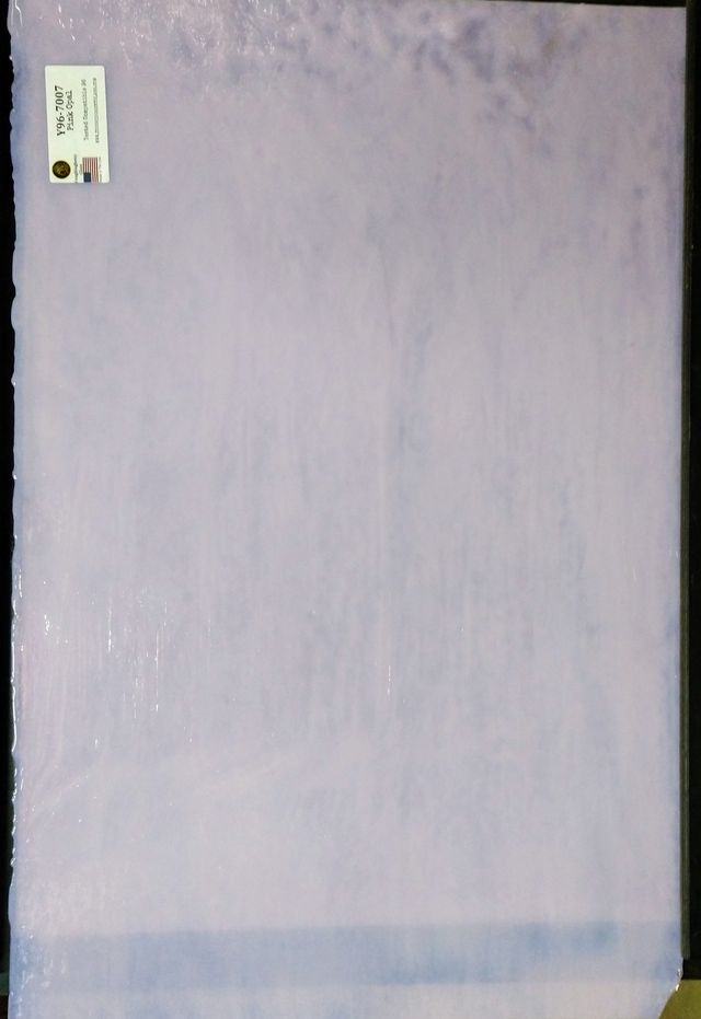 96 COE Pink Opal - Stained Glass Express