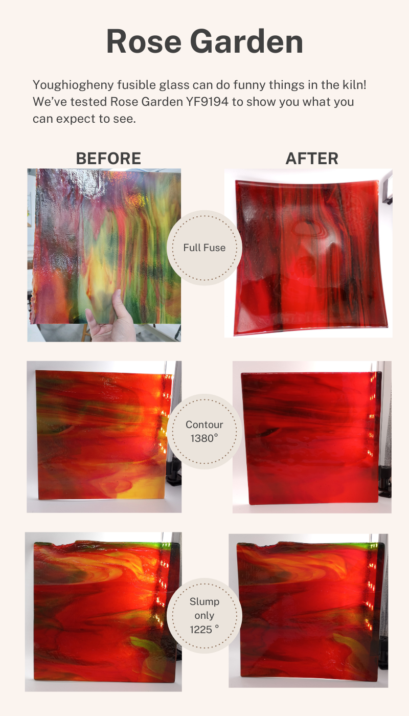 96 COE Rose Garden - Stained Glass Express