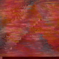 96 COE Ruby Red with Amber Streaky Waterglass - Stained Glass Express