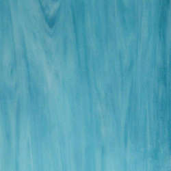 96 COE White, Deep Sky Blue Prisma - Stained Glass Express