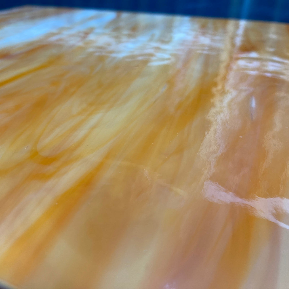 96 COE White with Orange and Red