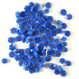 96 Coe Cape Jasmine Blue Millefiori - Stained Glass Express