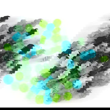 96 Coe Dots Minty Assortment - Stained Glass Express