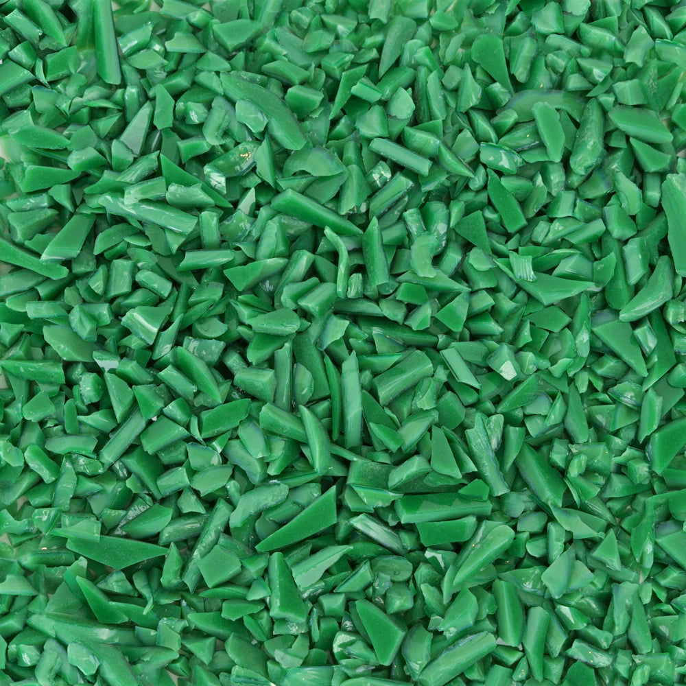 96 Coe Frit Opal Coarse 8oz. - Stained Glass Express