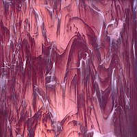 96 Coe Lt Purple w/ White Wispy - Stained Glass Express