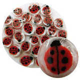 96 Coe Millefiori Ladybug - Stained Glass Express