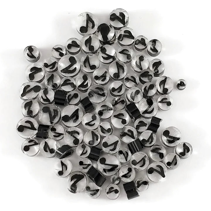 96 Coe Music Note Millefiori - Stained Glass Express