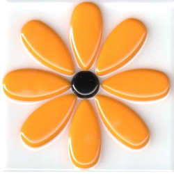 96 Coe Precut Black Eyed Susan - Stained Glass Express