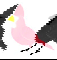 96 Coe Precut Cardinal Bird - Stained Glass Express