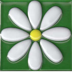 96 Coe Precut Daisy White - Stained Glass Express