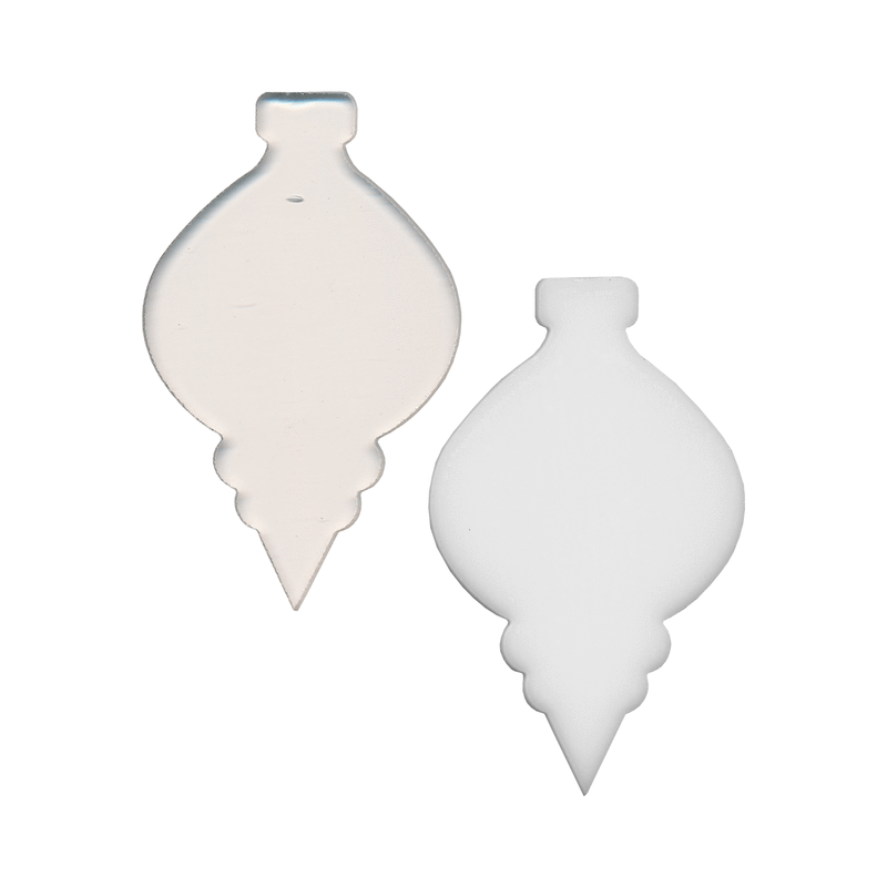 96 Coe Precut Narrow Ornament White - Stained Glass Express