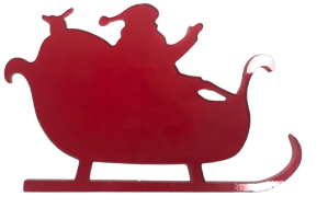 96 Coe Precut Santa's Sleigh - Stained Glass Express