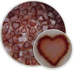 96 Coe Red Heart Millefiori - Stained Glass Express