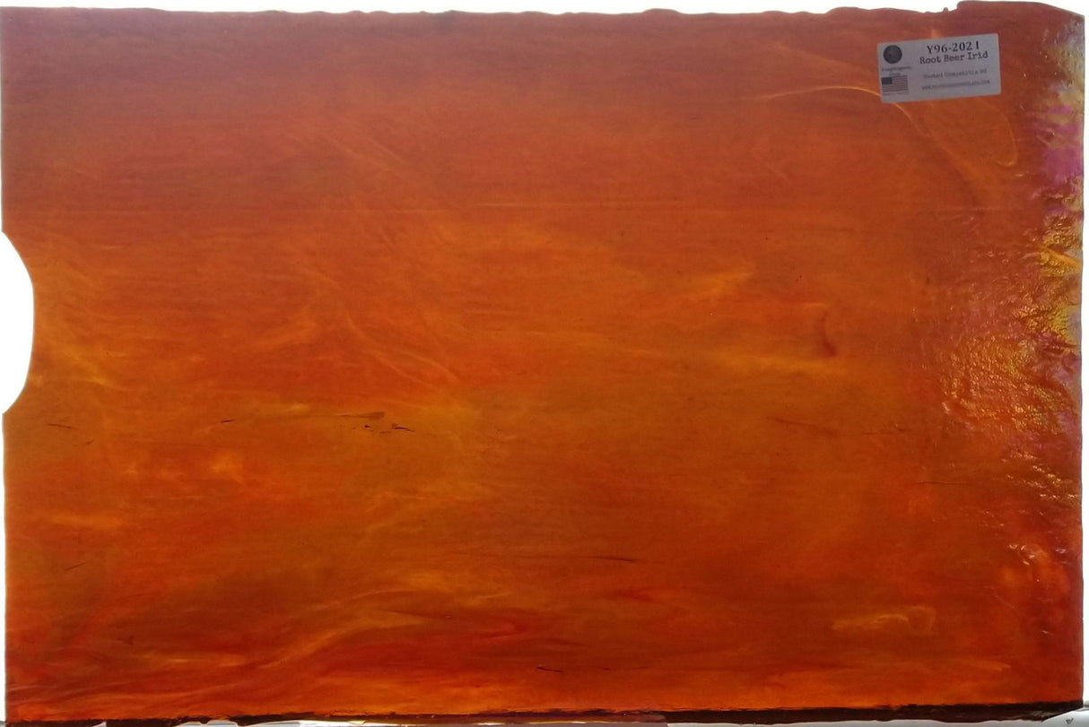 96 Root Beer Irid - Stained Glass Express