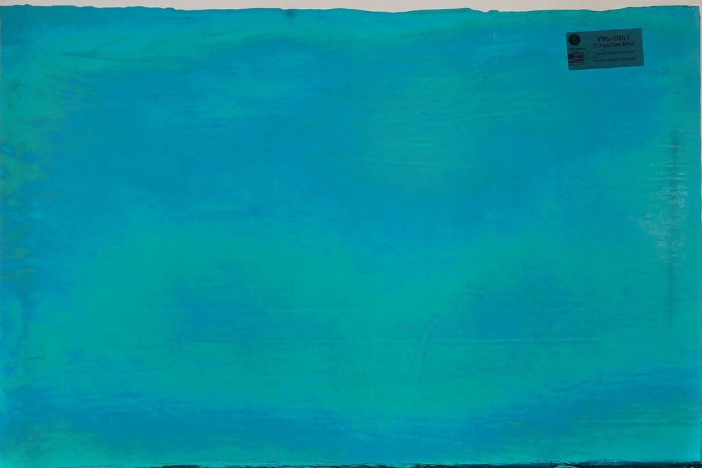 96 Turquoise Irid - Stained Glass Express