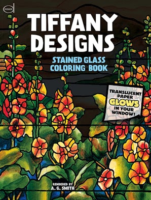 Book Coloring Tiffany Designs