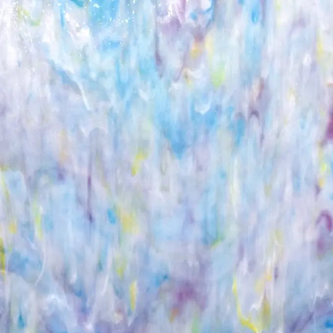 White, Sky Blue, Yellow, Pink