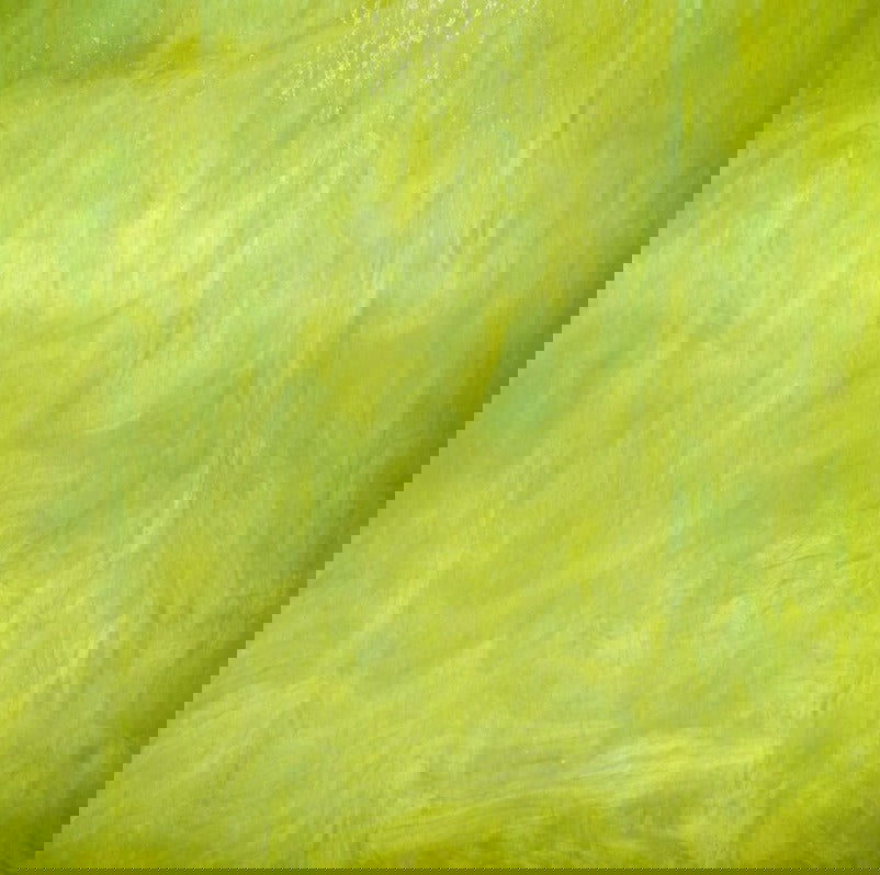 Acid Green w/ Amber Wispy - Stained Glass Express
