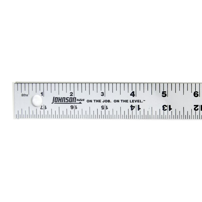 Aluminum Straight Edge w/ Cork Backing 18 inch