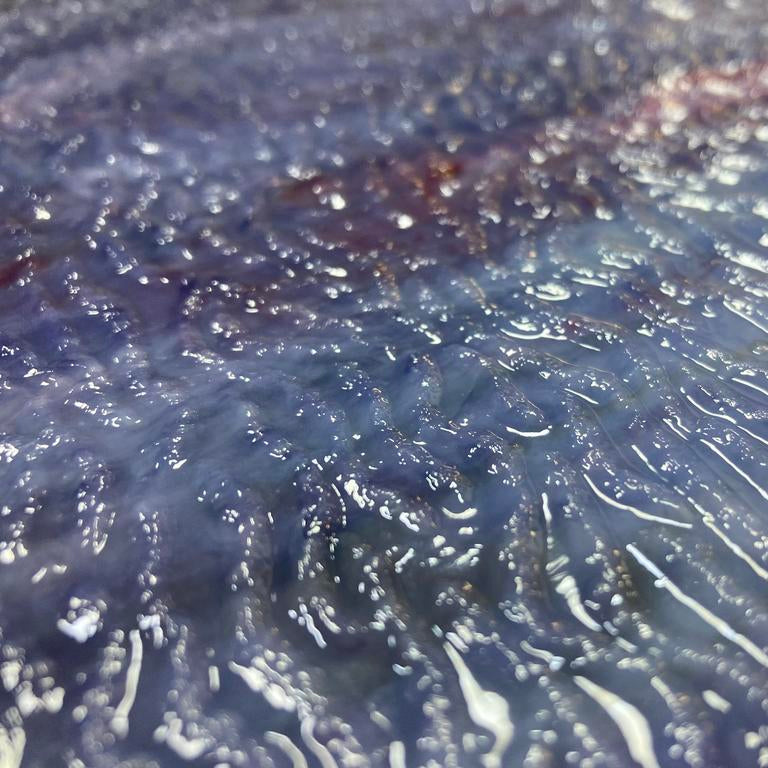 Blue, Purple, White Ripple