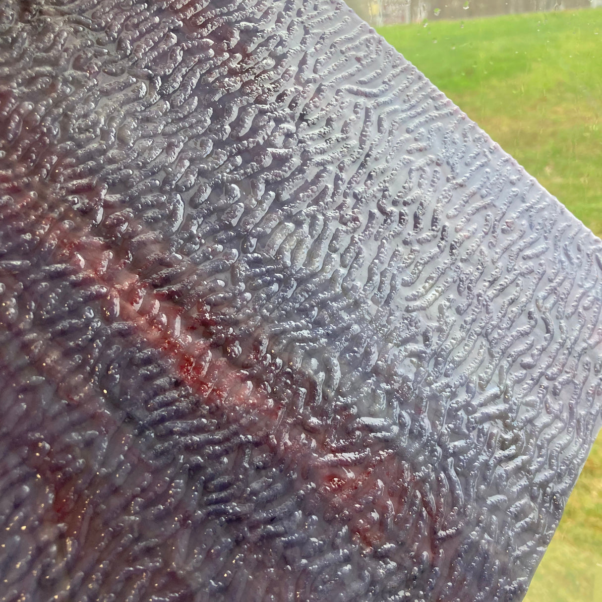 Blue, Purple, White Ripple