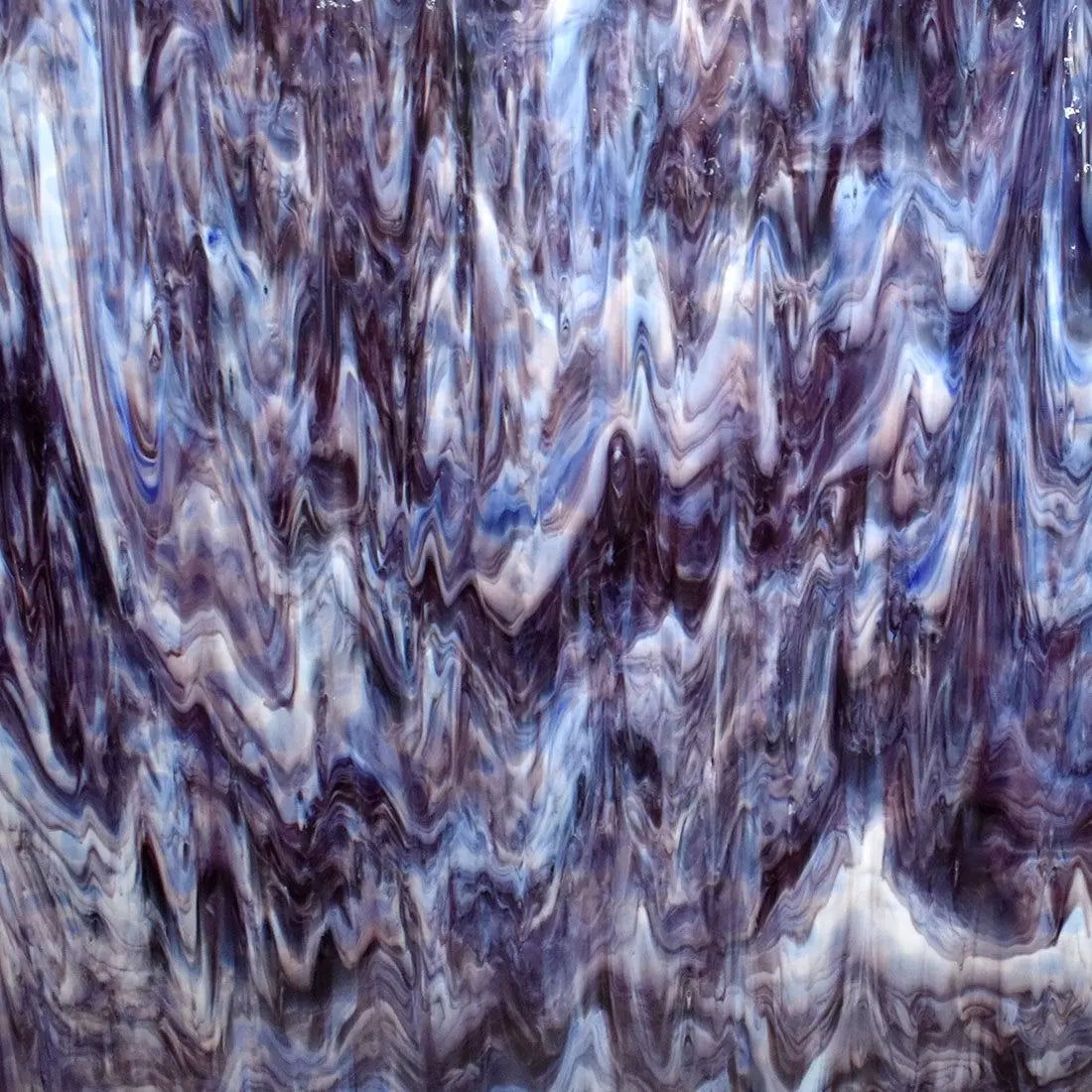 Artisan Purple, Blue, White Mottle - Stained Glass Express