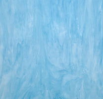 Artisan Turq, White Opal - Stained Glass Express