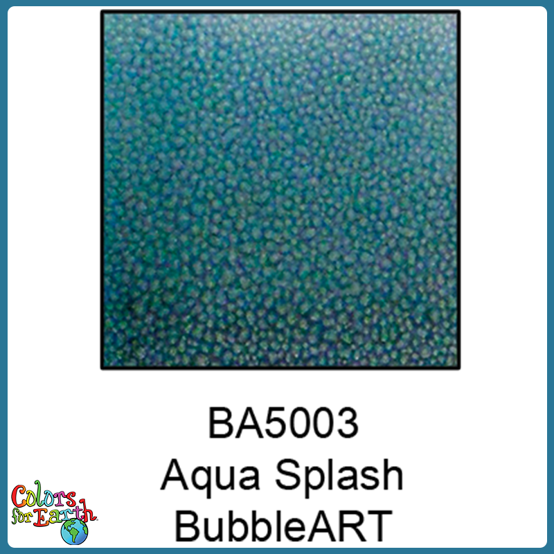 Colors For Earth Aqua Splash BubbleART Enamel Glass Paint