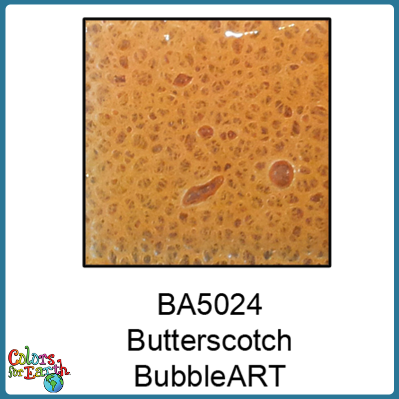 Colors For Earth Butterscotch BubbleART Enamel Glass Paint
