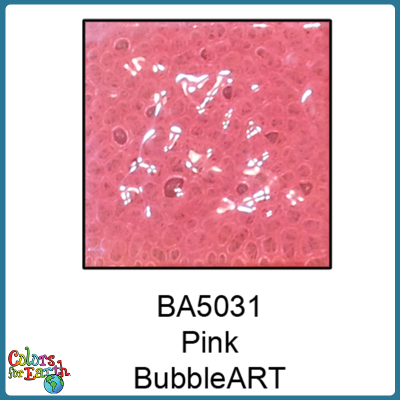 Colors For Earth Pink BubbleART Enamel Glass Paint