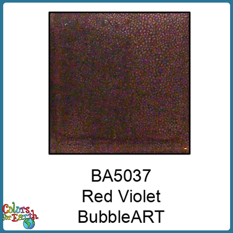 Colors For Earth Red Violet BubbleART Enamel Glass Paint