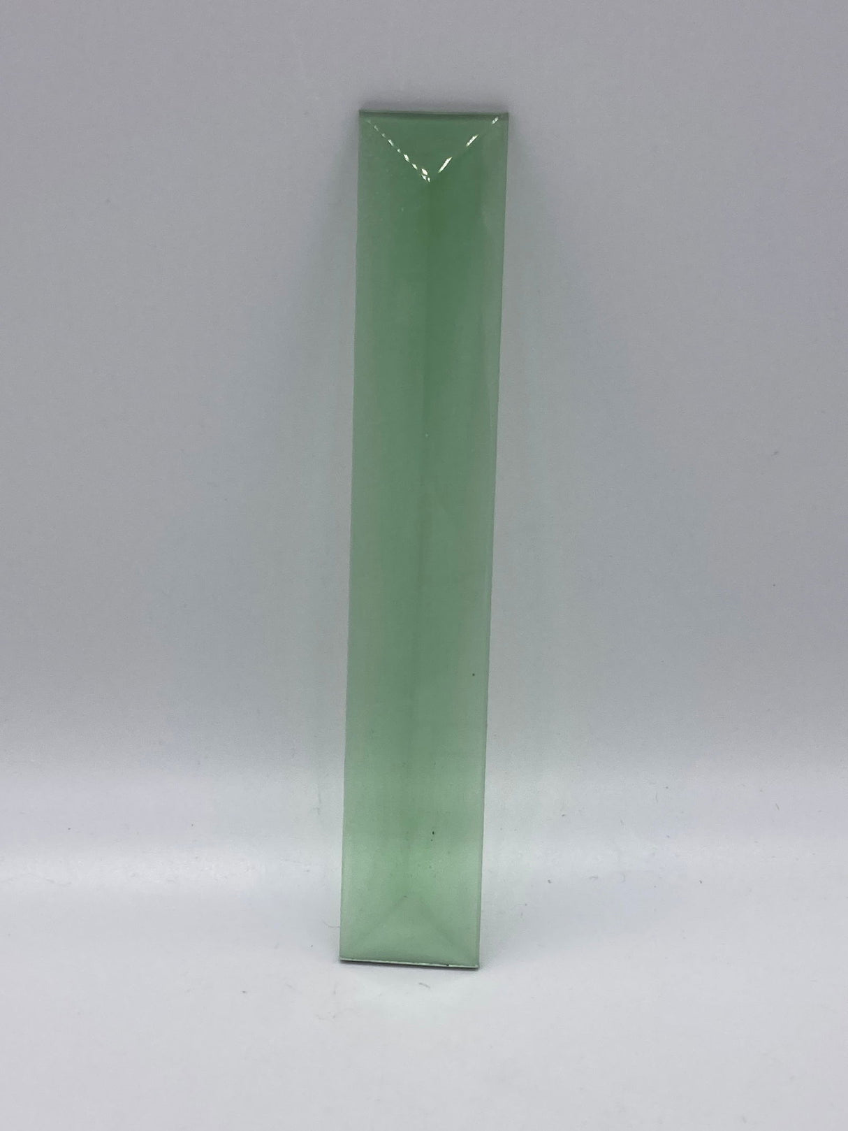 BEVEL GREEN Rectangle 1"X5" - Stained Glass Express