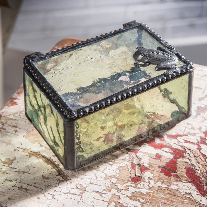 BOX, 2X3 GREEN BLK PATINA