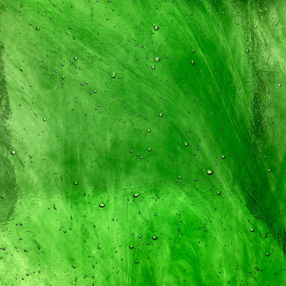 Dark Green and Clear Streaky