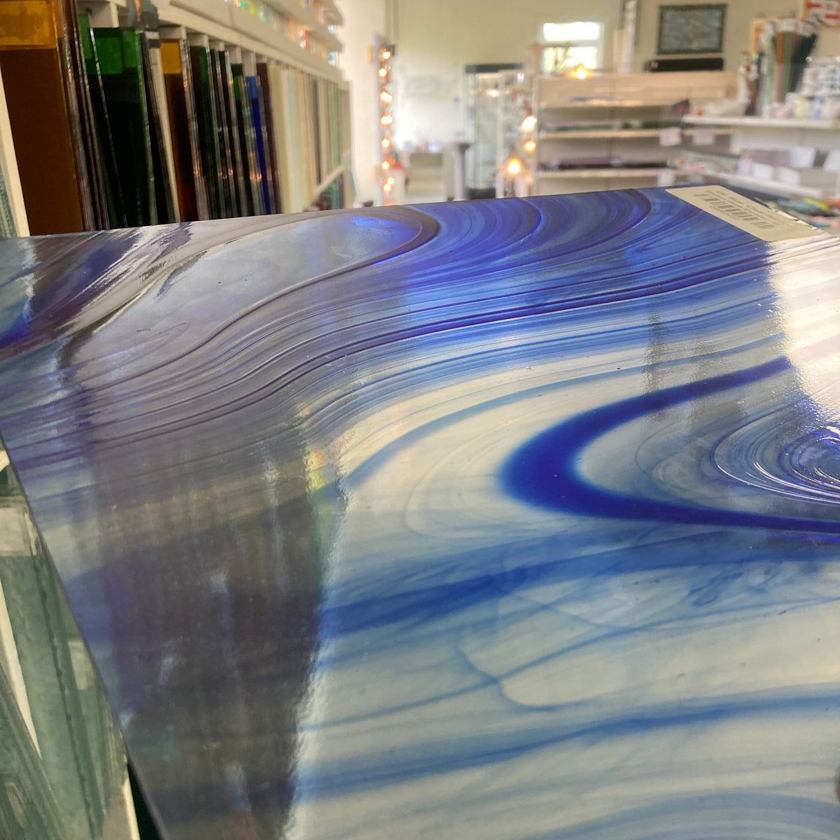 Clear and Dark Blue Baroque