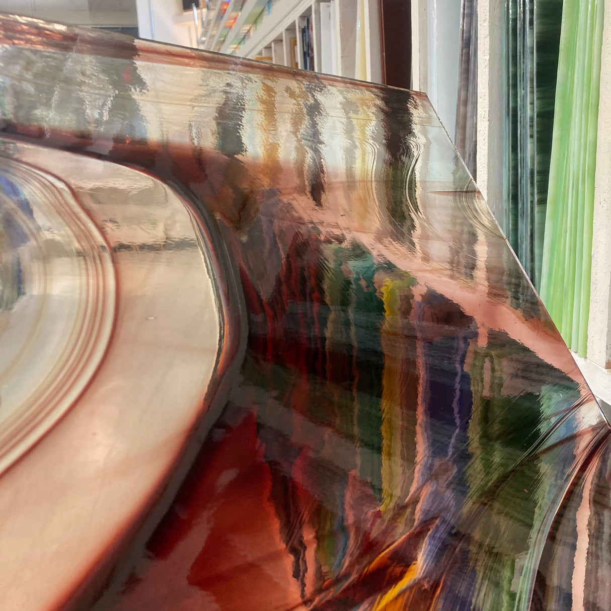 Clear and Burgundy Baroque