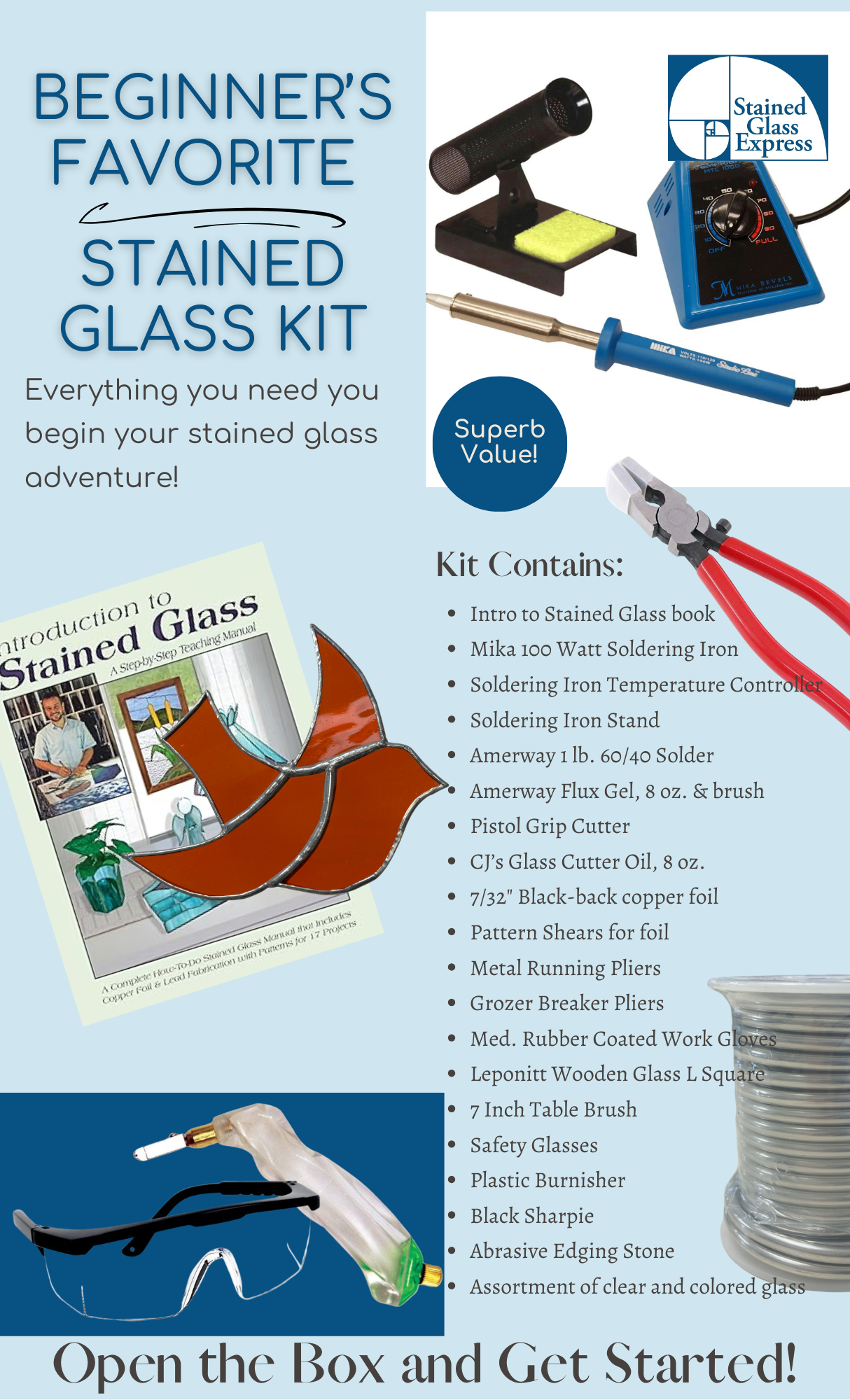 Beginner's Favorite Stained Glass Kit