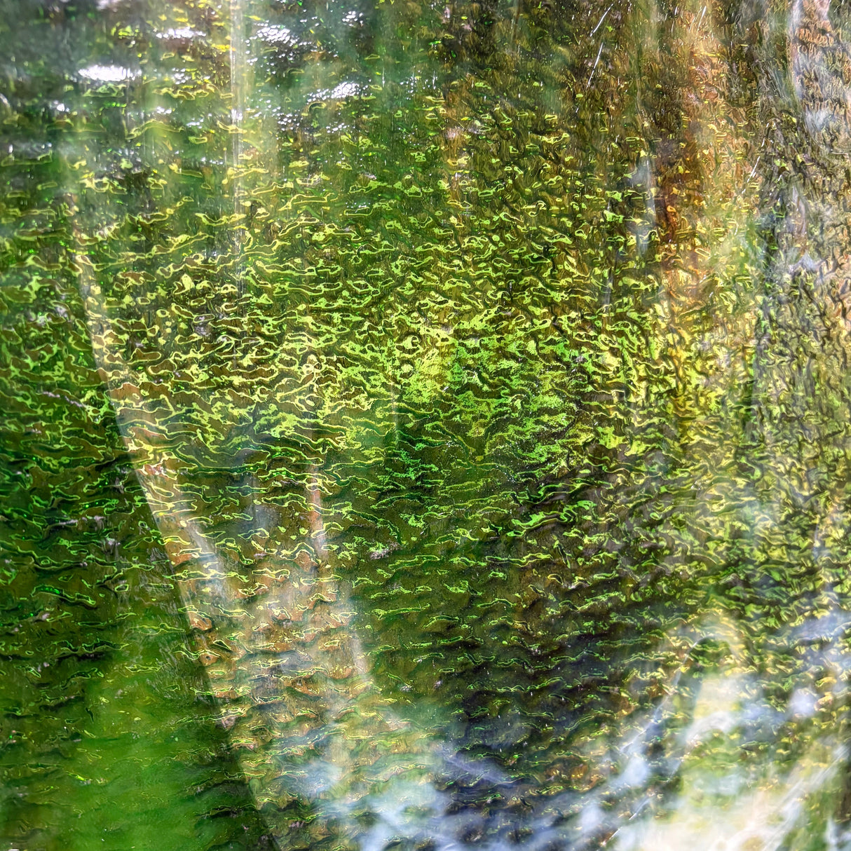 Beige Opal with Dark Green, Brown Granite