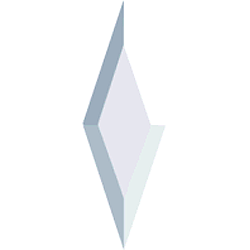 Bevel Clear Diamond 2" x 6" - Stained Glass Express