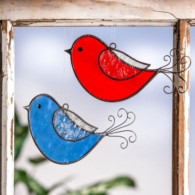 Bird Ornament - Stained Glass Express