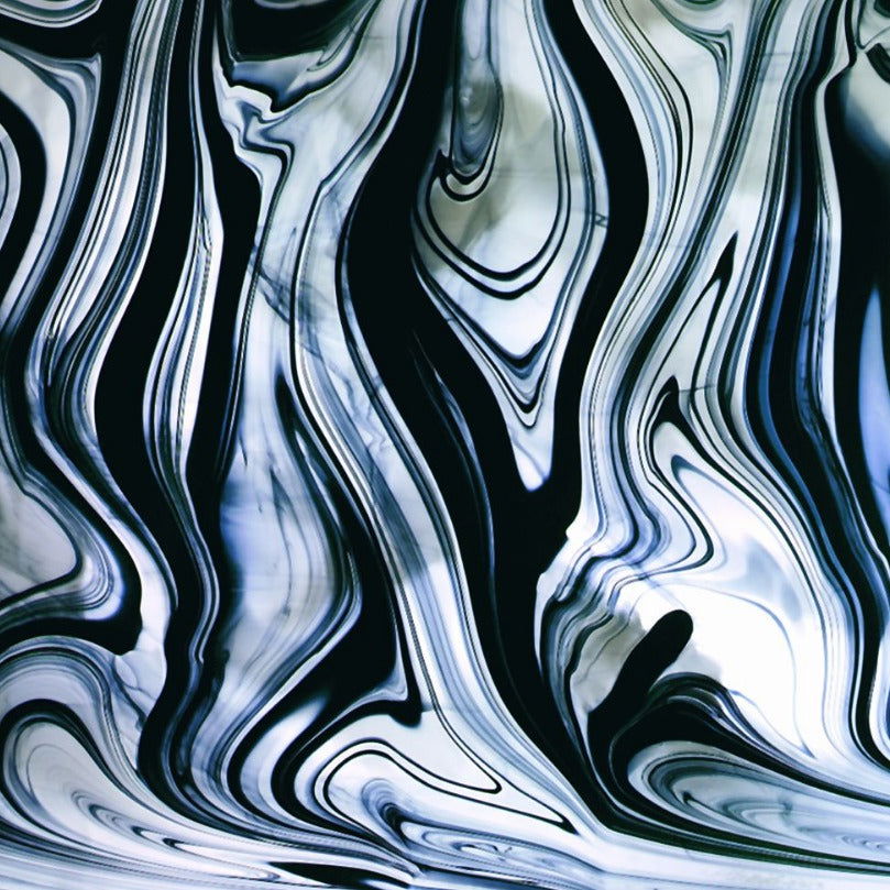 Black/Clear Baroque - Stained Glass Express