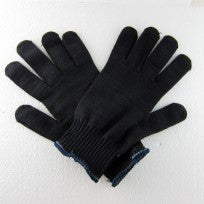 Black Kevlar Gloves, Size Large - Stained Glass Express