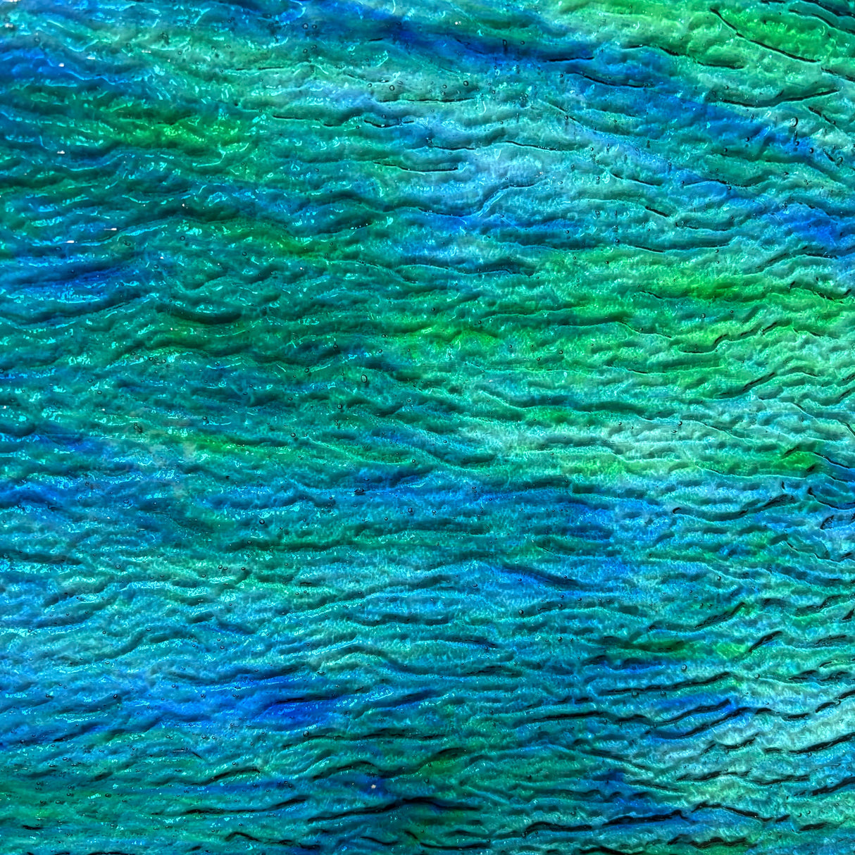 Blue, Green, Clear Ripple