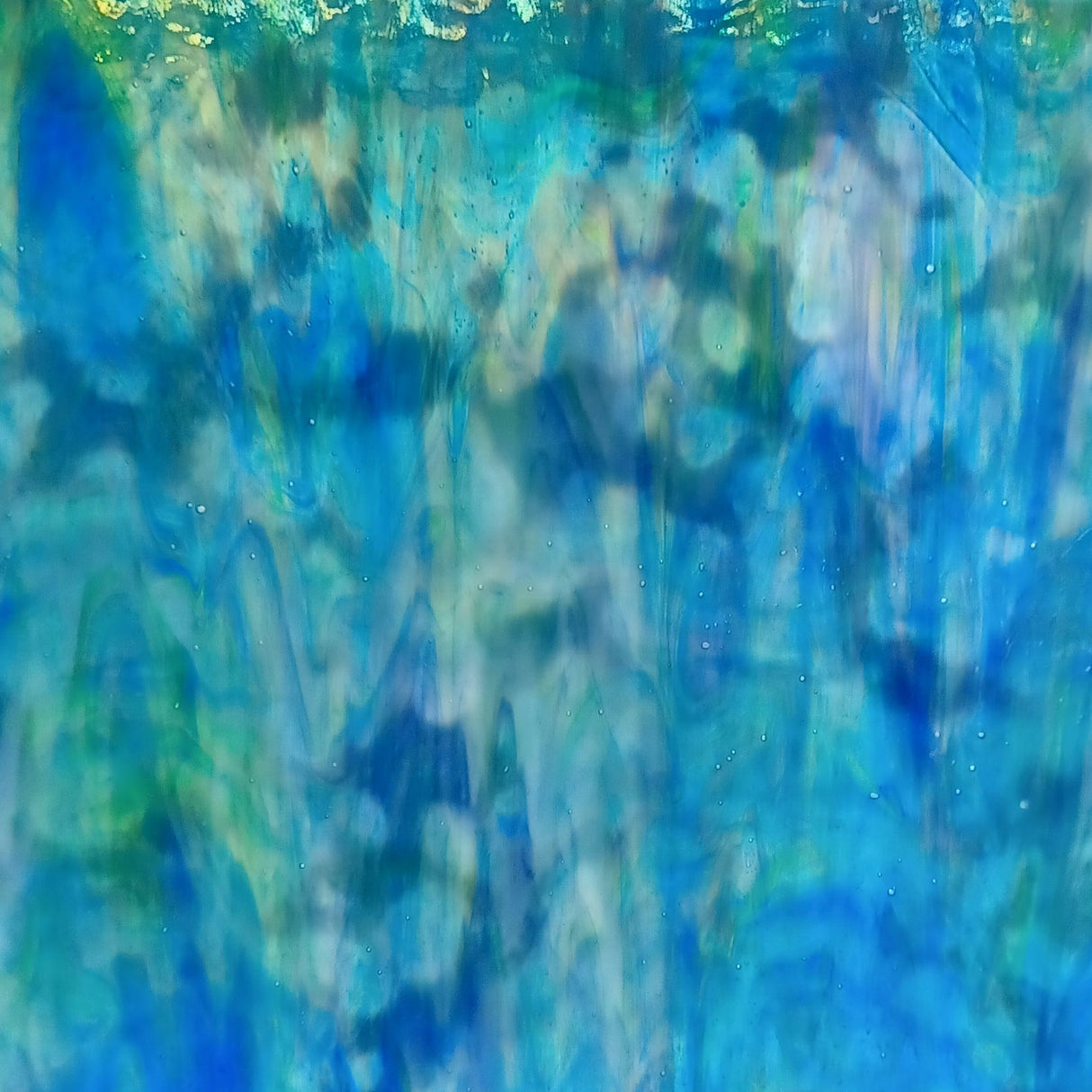 Blue, Green, White Mottle